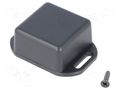 Enclosure: multipurpose; X: 35mm; Y: 35mm; Z: 20mm; with fixing lugs HAMMOND HM-1551MFLBK