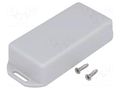 Enclosure: multipurpose; X: 40mm; Y: 80mm; Z: 20mm; with fixing lugs HAMMOND HM-1551KFLGY