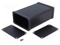 Enclosure: with panel; 1455; X: 78mm; Y: 120mm; Z: 43mm; aluminium HAMMOND HM-1455K1201BK