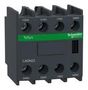 CONTACT BLOCK, 2NO/2NC, SCREW LADN22