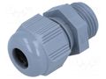 Cable gland; PG9; IP68; polyamide 6; dark grey; HELUTOP® HT HELUKABEL HELU-99311