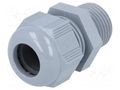 Cable gland; NPT1/2"; IP68; polyamide; dark grey; HELUTOP HT-NPT HELUKABEL HELU-92792