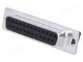 Connector: D-Sub; PIN: 25; female; for cable; Type: w/o contacts TE Connectivity HDP20-1645334