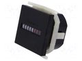 Counter: electromechanical; working time; mechanical indicator KÜBLER H57-230VAC/60HZ