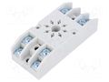 Socket; PIN: 8; 10A; 250VAC; on panel; screw terminals; -40÷70°C RELPOL GZ8