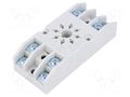 Socket; PIN: 8; 10A; 250VAC; on panel; screw terminals; -40÷70°C RELPOL GZ8