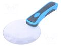Hand magnifier; Mag: x2; Lens: Ø88mm; Illumin: LED GOLDTOOL GT-366