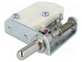 Limit switch; plunger; SPDT; 16A; max.400VAC; max.220VDC; IP40 PROMET LM-1P