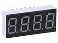 Display: LED; 7-segment; 9.2mm; 0.36"; No.char: 4; red; 2÷4mcd; anode LUCKYLIGHT KW4-361ASB