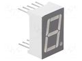 Display: LED; 7-segment; 14.2mm; 0.56"; No.char: 1; red; 2.8÷3.6mcd LUCKYLIGHT KW1-561CSA