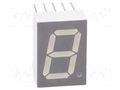 Display: LED; 7-segment; 13.2mm; 0.52"; No.char: 1; red; 0.8÷3mcd LUCKYLIGHT KW1-521COA