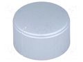 Knob; with pointer; aluminium,plastic; Øshaft: 6mm; Ø25x15mm CLIFF KMK25S