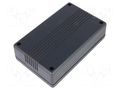 Enclosure: multipurpose; X: 82mm; Y: 131.5mm; Z: 35mm; ABS; black MASZCZYK KM-40