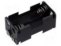 Holder; AA,R6; Batt.no: 4; on panel; 6F22 type KEYSTONE KEYS2476