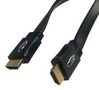 CABLE, FLAT HDMI PLUG-PLUG, 10M, BLK 2410HQF-10