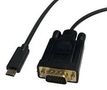 USB 3.1 TYP C PLUG-VGA PLUG ADAPTER, 2M 2496CVA-2