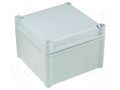 Enclosure: multipurpose; X: 188mm; Y: 188mm; Z: 130mm; SOLID; grey FIBOX PC191913G