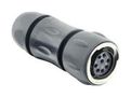 INDUSTRIAL CIRCULAR, PLUG, 8POS, CABLE UTGX6JC12E8S