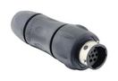 INDUSTRIAL CIRCULAR, RCPT, 10POS, CABLE UTGX1JC1210P