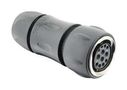 INDUSTRIAL CIRCULAR, PLUG, 12POS, CABLE UTGX6JC14E12S