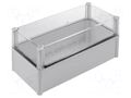 Enclosure: multipurpose; X: 188mm; Y: 378mm; Z: 180mm; SOLID; grey FIBOX PC381918T