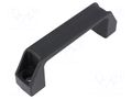 Holder; technopolymer PP; black; H: 41mm; L: 137mm; W: 26mm; F2: 1.5kN ELESA+GANTER M.443/140-8N-CH