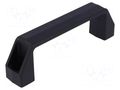 Holder; technopolymer PA; black; H: 45mm; L: 150mm; W: 27mm; F2: 2.5kN ELESA+GANTER M.443/150-CH-C9