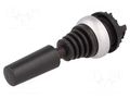 Switch: joystick; 22mm; Stabl.pos: 2; black; none; IP66; RMQ-Titan EATON ELECTRIC M22-WRJ2V