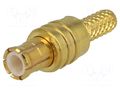 Connector: MCX; plug; male; straight; 50Ω; RG174,RG188,RG316 NINIGI MCX-02