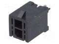 Connector: wire-board; socket; male; PIN: 2; MF30; straight; THT AMPHENOL COMMUNICATIONS SOLUTIONS MF30-DVP1-02