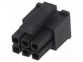 Connector: wire-board; plug; female; PIN: 6; MF30; for cable; 3mm AMPHENOL COMMUNICATIONS SOLUTIONS MF30-HFD1-06