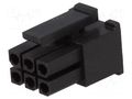 Connector: wire-board; plug; female; PIN: 6; for cable; 3mm; 2x3; 5A NINIGI MFW-06