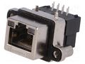 Connector: RJ45; socket; UL94V-0; IP67; for panel mounting; THT AMPHENOL COMMUNICATIONS SOLUTIONS MRJ-5380-01