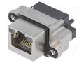 Connector: RJ45; socket; IP68; for panel mounting; THT; straight AMPHENOL COMMUNICATIONS SOLUTIONS MRJR-5480-0F