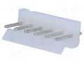 Connector: wire-board; socket; male; PIN: 6; SPOX; THT; on PCBs; 1x6 MOLEX MX-5281-06A