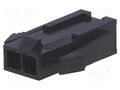 Connector: wire-wire; plug; male; Micro-Fit 3.0; 3mm; PIN: 2; 5A MOLEX MX-43640-0200