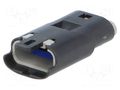 Connector: wire-wire; plug; male; Mizu-P25; PIN: 3; IP67; for cable MOLEX MX-52266-0311