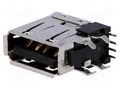 Connector: USB A; socket; on PCBs; THT; PIN: 4; side,angled 90° MOLEX MX-67329-8000