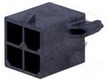 Connector: wire-board; socket; male; PIN: 4; Mega-Fit; straight MOLEX MX-172065-0004
