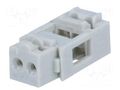 Connector: IDC; plug; female; PIN: 2; IDC; THT; 2.54mm; tinned; 1x2 TOMIC N1602