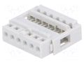 Connector: IDC; plug; female; PIN: 6; IDC; THT; 2.54mm; 1x6; 2.54mm TOMIC N1606
