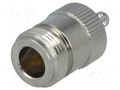 Connector: N; plug; female; straight; 50Ω; crimped; for cable; PTFE AMPHENOL RF N6121A1NT3G150