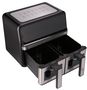 Extralink Home Air Fryer 9L Black | Air Fryer | Dual-basket, 2200W, EXTRALINK EX.29812 5907207229812