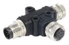 SENSOR SPLITTER, 8P M12 RCPT-2XM12 PLUG PXPPVC12TSFM08AFBIFB