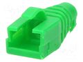 RJ45 plug boot; green ENCITECH RJ45SRB-RET-G