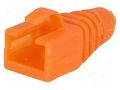 RJ45 plug boot; orange ENCITECH RJ45SRB-RET-O