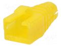 RJ45 plug boot; yellow ENCITECH RJ45SRB-RET-Y