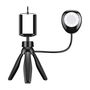 Phone holder/tripod APEXEL APL-JJ21FL with LED light (black), APEXEL APL-JJ21FL