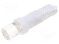 LED lamp; cool white; T5; 12VDC; 3lm; No.of diodes: 1; 0.24W; 140° OPTOSUPPLY OST05WG01GD-W5T5