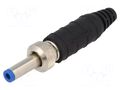 Connector: DC supply; plug; female; 11A; IP68; for cable; soldering SWITCHCRAFT S10KS15